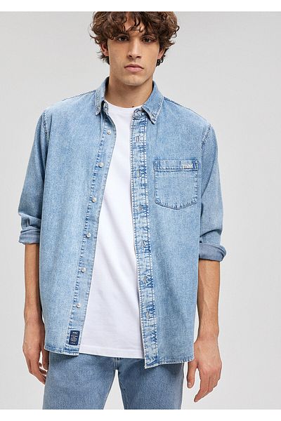 Mavi Jayden All Blue Indigo Jean πουκάμισο - Regular Fit0211065-87950