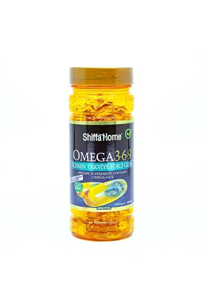Shiffa Home Omega 3-6-9 Balık Yağı 100 Soft Jel