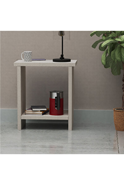 Mahmayi Light Grey Modern Nightstand - Elegant & Functional, Ample Storage, Easy Assembly