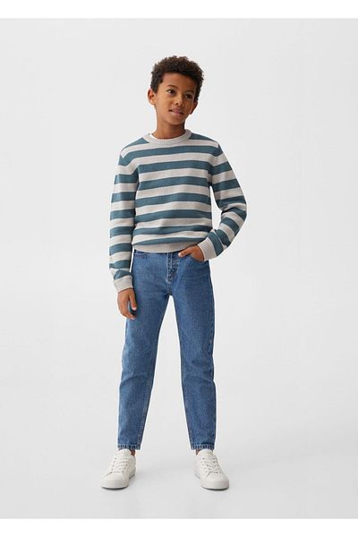 MANGO Kids Pulover Albastru Pentru Copii
