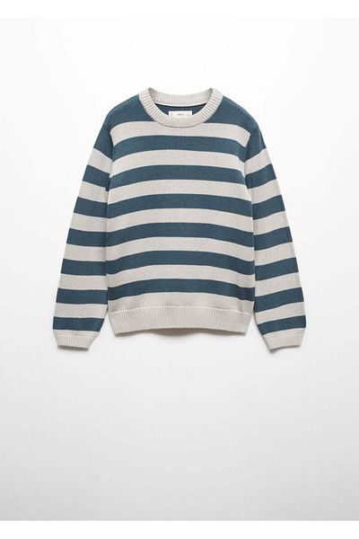 MANGO Kids Pulover Albastru Pentru Copii