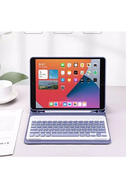 Fogy Ipad (A16) 10. Nesil 2022/2025 Uyumlu Bluetooth Türkçe Q Klavyeli Kılıfı