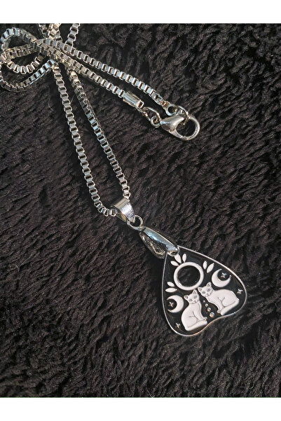 DiceLand Kedi Pena Gotik Kolye