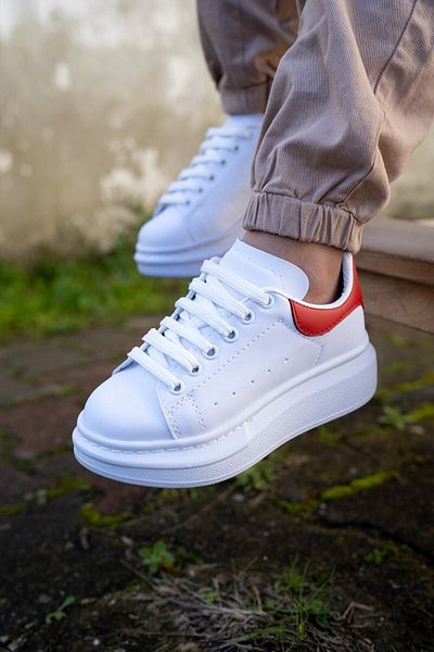 Shupe Copii Alb Roșu Zilnic Talpă Pantofi sport confortabili