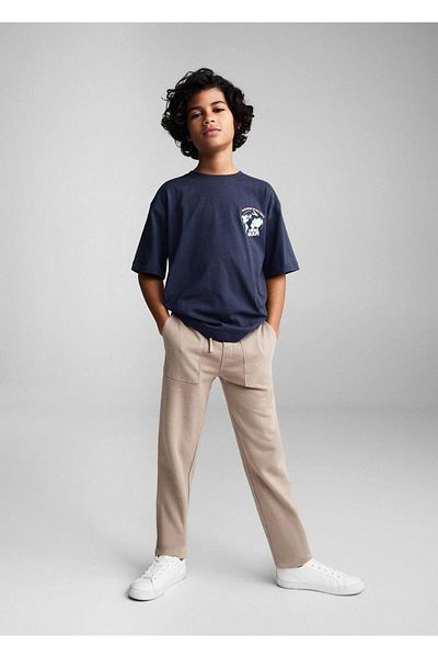 MANGO Kids Ελαστικό παντελόνι μέσης