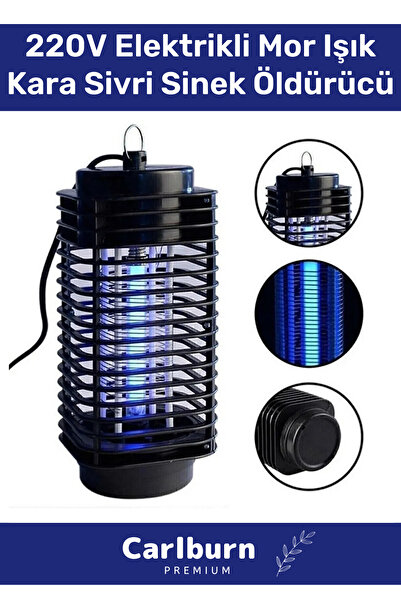 Carlburn Özel Üretim Prizli Az Yer Kaplar 220V Elektrikli Cihaz Cız Lamba Mor...