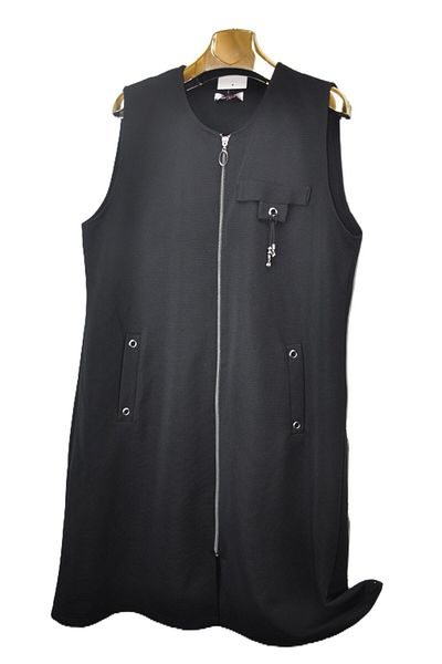 elma abone Ottoman Zippered Large Size Vest