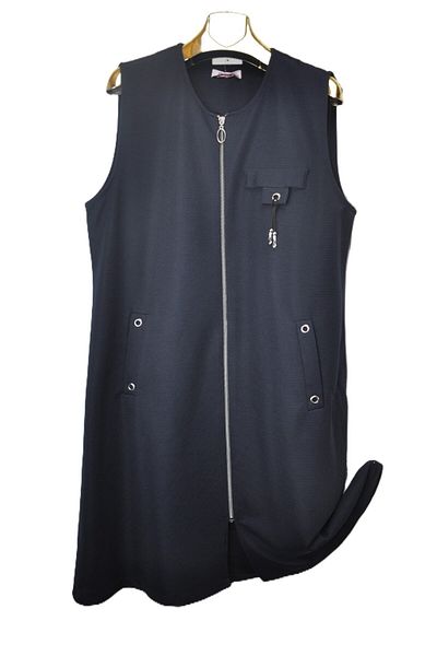 elma abone Ottoman Zippered Large Size Vest