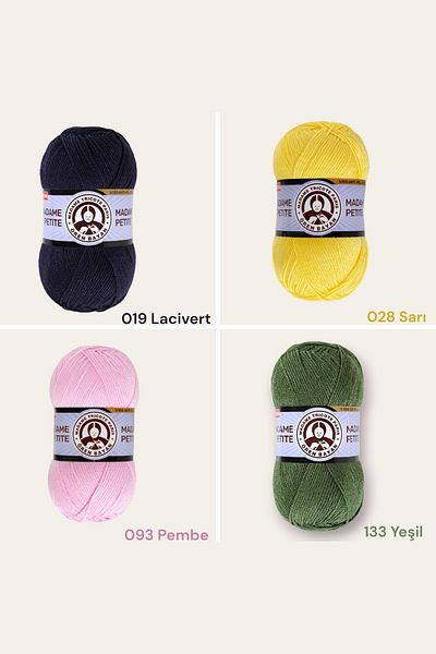 Ören Bayan Madame Petite Anti-Pilling Hand Knitting Thread, (100 Gr250 Mt100% Acrylic) Cardigan, Sweater, Shawl, Knitting Rope