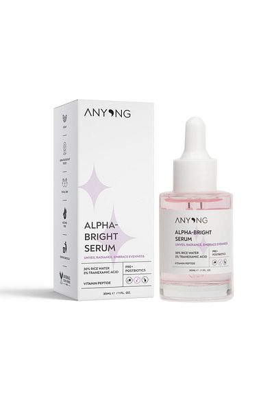 Anyong Alfa Arbutin BrightEning SErum - 30 ml, RicE WatEr & TranExamic Acid, Anti-blEmish and TonE EqualizEr
