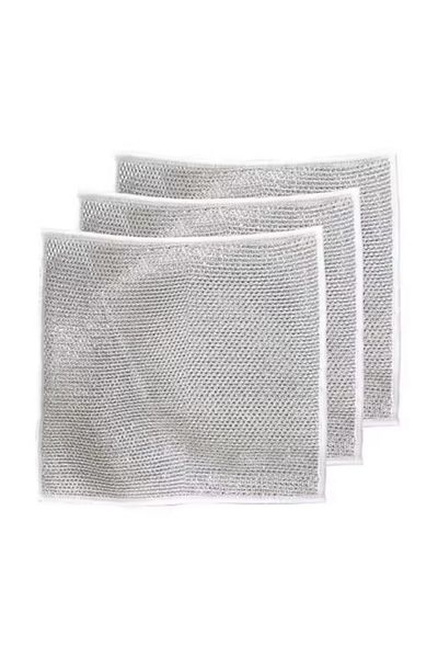 HACIOGLU STORE 3 Pieces Multifunctional Anti-Scratch Dishcloth and Towel Set