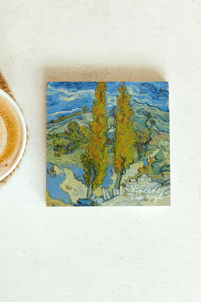 HEDİYEDİYE سلسلة فنسنت فان جوخ - كوستر حجري واحد