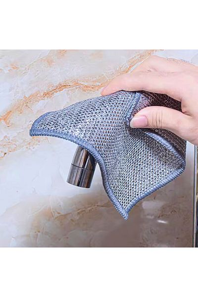 HACIOGLU STORE 3 Pieces Multifunctional Anti-Scratch Dishcloth and Towel Set