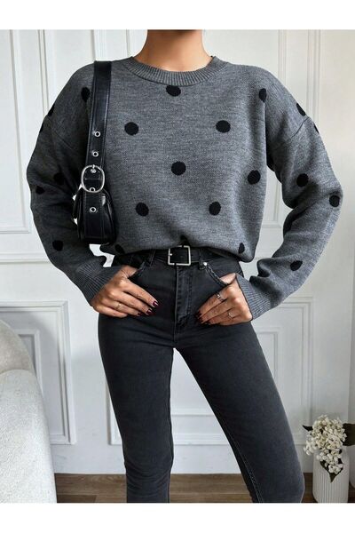 ATEMODAA Γκρι πουά Atemoda