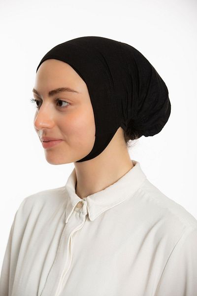Modamelita Women's Hijab Large Volume Anti-Slip Bonnet with Neck and Chin Use