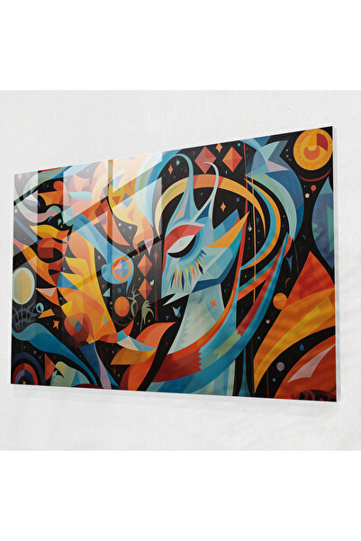 PaintedAnarchy Legendary Patterns Glass Wall Art, Mythology, Home Decor, Mode...