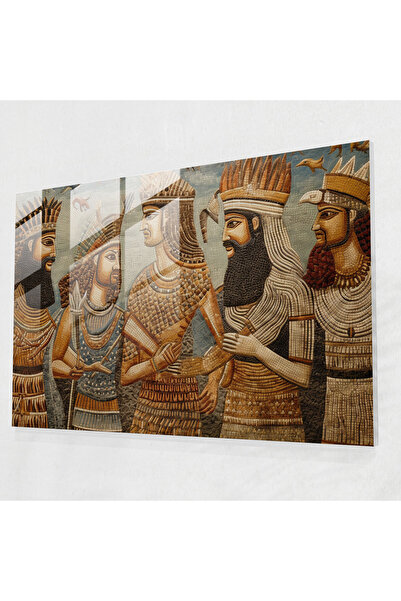 PaintedAnarchy أساطير بلاد ما بين النهرين طباعة زجاجية، أساطير، فن جدار زجاجي...