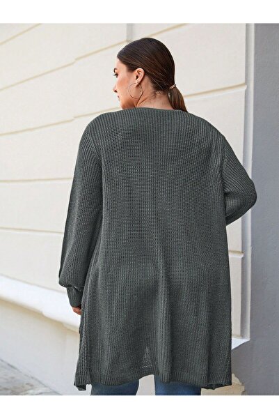 ATEMODAA Large Size Atemoda Cardigan with Pockets