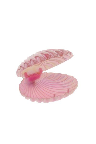 mutlu adım 12 Pieces Plastic Box Mussels Pink Seashell