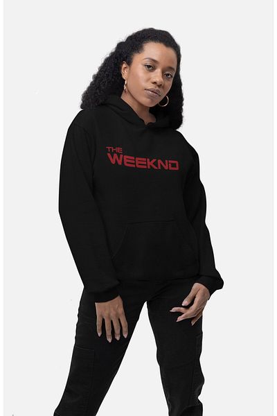 Fuddy Moda The Weeknd UniSex OverSize Hooded SweatShirt - Back Printed Hoodie