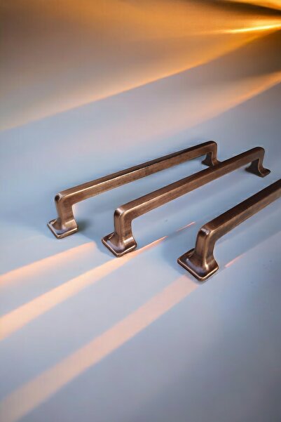 Dizaynhouse 160 mm Eskitme Bakır Renk Canik Model Kulp, Dolap ve Çekmece Kulpu