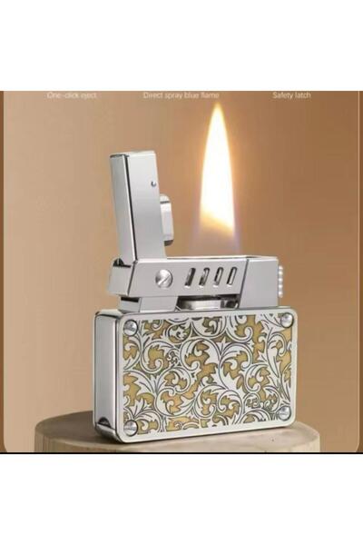 Genel Markalar Özel Tasarım Komple Pirinç Benzinli Çakmak
