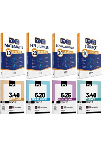 Marka Yayınları 2025 Tyt Matematik Fen B. Sosyal B. Türkçe Deneme Seti ( 8 Ki...