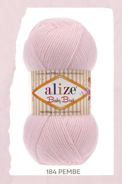 Alize حبل حياكة للأطفال مضاد للقطع - 10% من الخيزران، 90% من الأكريليك، حبل حياكة ناعم ومتين للأطفال