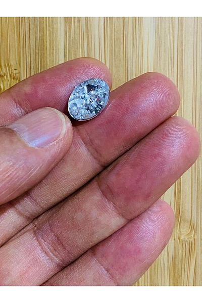 Öztürk Metalized Stone Look Button 1x1.5cm. Pack of 10. No:10