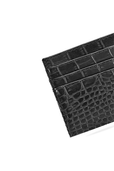 Boldy Θήκη κάρτας Croco - Θήκη κάρτας Unisex - Πορτοφόλι θήκης κάρτας - Πορτοφόλι 7 θέσεων - Μοτίβο δέρματος κροκόδειλου