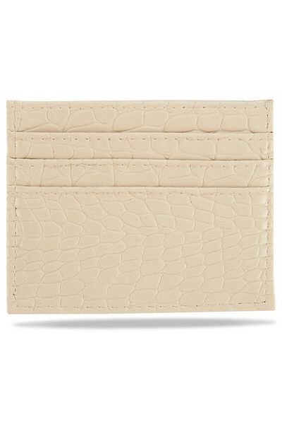 Boldy Θήκη κάρτας Croco - Θήκη κάρτας Unisex - Πορτοφόλι θήκης κάρτας - Πορτοφόλι 7 θέσεων - Μοτίβο δέρματος κροκόδειλου