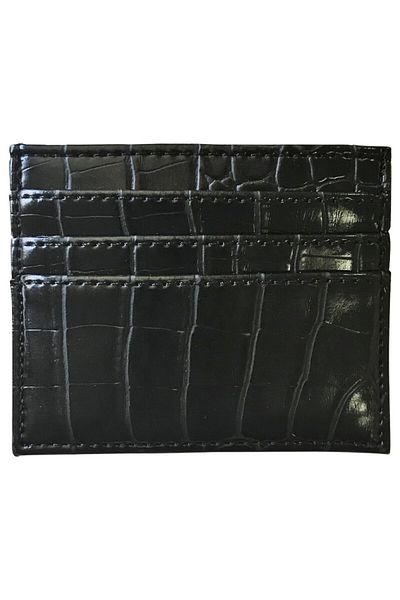 Boldy Θήκη κάρτας Croco - Θήκη κάρτας Unisex - Πορτοφόλι θήκης κάρτας - Πορτοφόλι 7 θέσεων - Μοτίβο δέρματος κροκόδειλου