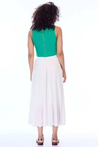 Pitti Women's White Skirt 20951