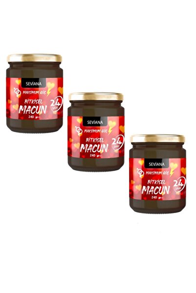 SEVİANA En Iyi Güç Kuvvet Atom Macunu Mesir Macunu 3x240 gr
