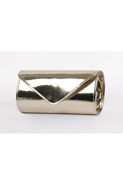efnanstore Βραδινή τσάντα φορέματος με χρυσό καθρέφτη