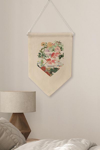 Postifull Κάλυμμα τοίχου από καμβά Art Series Flame - Pinterest Διακόσμηση μπαλκονιού και δωματίου, κρεμαστό NO:438