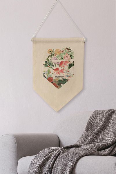 Postifull Κάλυμμα τοίχου από καμβά Art Series Flame - Pinterest Διακόσμηση μπαλκονιού και δωματίου, κρεμαστό NO:438