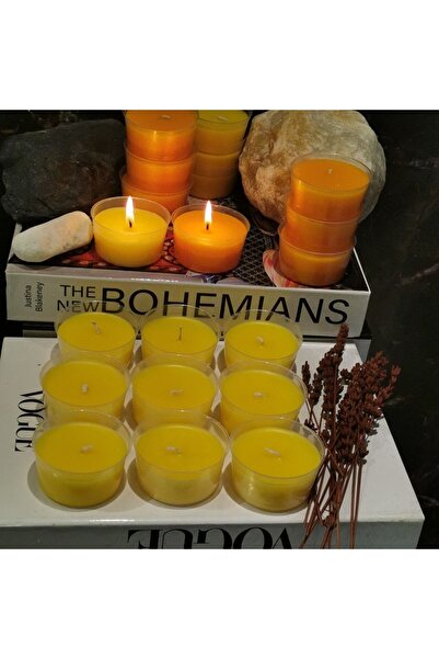 iv candles Citronella Sineksavar 6'lı Turuncu Kapsül Mum