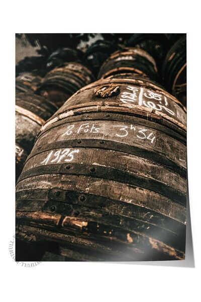 Postifull Rustic Çerçevesiz Poster, İskandinav Kahverengi Tablo, NO:80 Ahşap ...