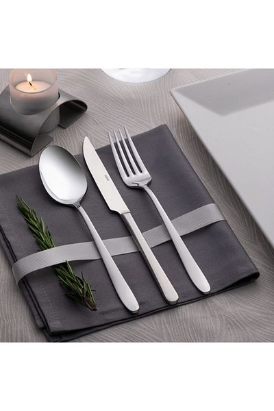 Nehir Sultan Plain 84 Piece Fork Spoon Knife Set