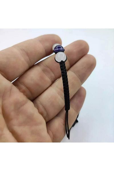 ztt Σχοινί αλεξίπτωτου 0,80 mm, σχοινί βραχιολίου, μαύρο χρώμα (1M)