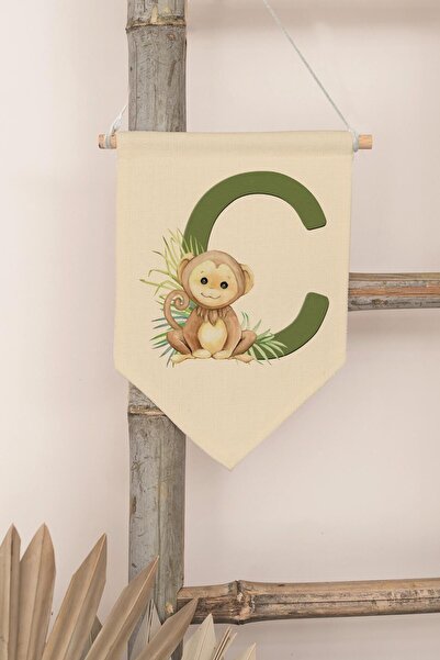 Postifull Decor pentru camera copiilor, ornament de perete, decor din lemn pe...