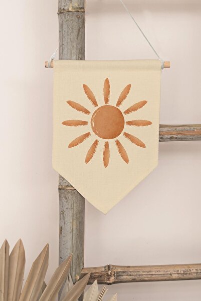 Postifull Çocuk Odası Dekor, Duvar Süsü, Ahşap Bebek Odası Dekor, Canvas Flam...