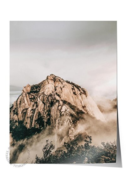 Postifull Poster rustic fără rame, pictură nordică maro, NR:107 Fotografie pe...