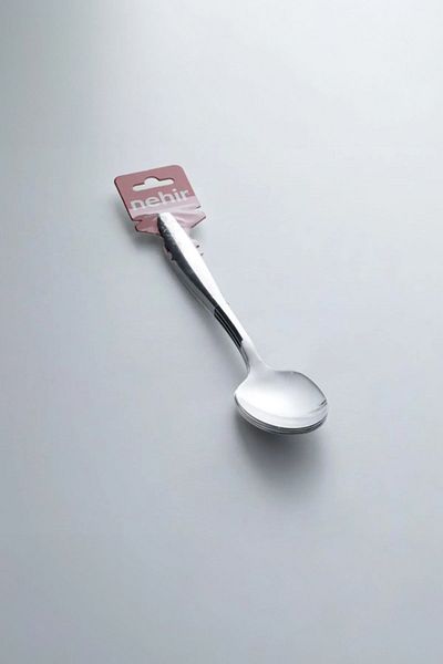 Nehir Sahra Plain 18/10 Stainless Steel Dinner Spoon Set 12 Pieces