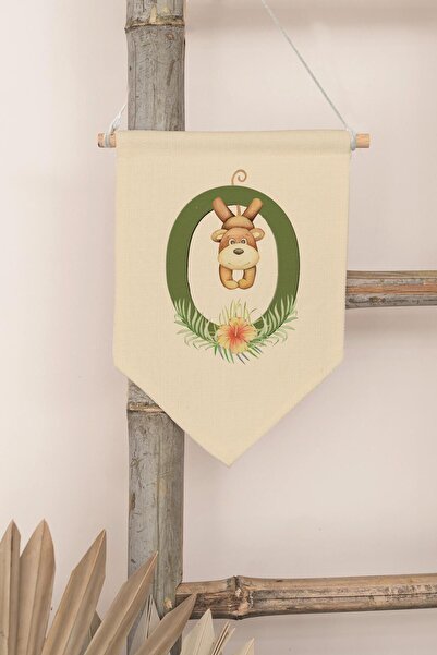 Postifull Decor pentru camera copiilor, ornament de perete, decor din lemn pe...