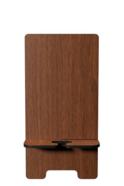 Genel Markalar Telefon Tablet Tutucu Aparatı Sabitleyici Masa Üstü Ahşap Tele...