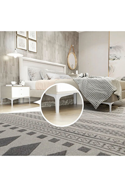 Adem Koç 12 cm Elegance Picior de Mobilier Metalic de Lux - Picior pentru Unitate TV