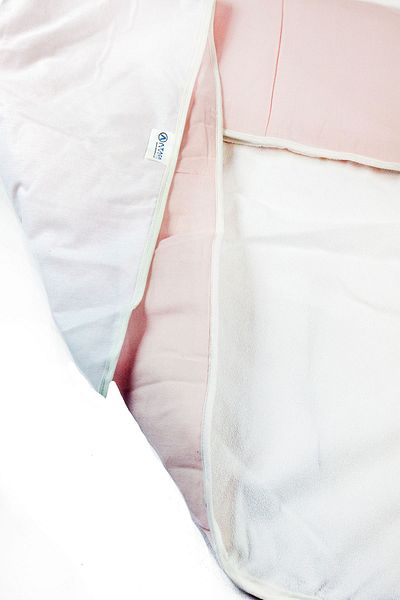 ATACA TEKSTİL 85x90cm Pink Muslin Interfilled - Patient and Baby Absorbent, Waterproof Toilet Training