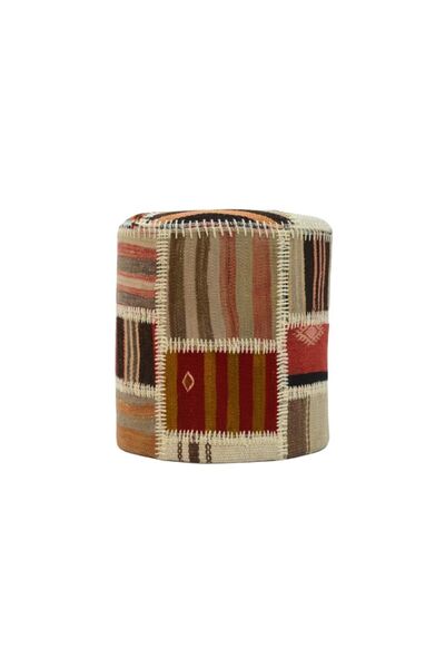 Madalyon halı Madalyon El Dokuma Kilim Patchwork Puf